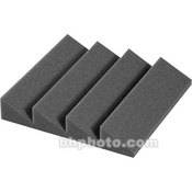 DST 114 (Charcoal Grey)   Designer Series Treatments 12  x 12  x 2  Four Ridge Acoustic Foam Panel   24 Pieces