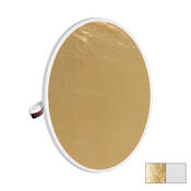 LiteDisc Circular Reflector, White Opaque Gold, 12  (30.5cm)