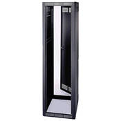 WRK SA 37 Space Gangable Enclosure Rack with Rear Door in Black