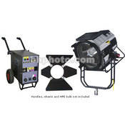 Remington 6 12K HMI Par Kit   consists of: 6 12K HMI Par, Electronic Ballast with Case, Cable, 5 Lens Set with Case, Barndoors   NO HMI Bulb (185 265V AC)