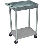 18x24  HD Utility Cart 2 Shelf (Gray)