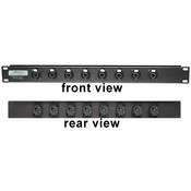 PB8 XLQ 8 Channel 1 4  & XLR Patch Bay