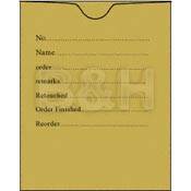 Kraft Negative Preservers   8 x 10    500 Printed Envelopes