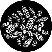 Standard Steel Gobo #7593   Ferns   Size B 86mm
