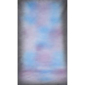 #033 Muslin Background (10x24 , Dark Grey, Blue Center)