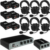 COM 60FC 6 Headset Wired Intercom System