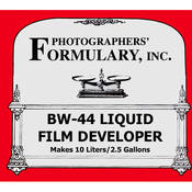 BW 44 Developer for Black & White Film (Liquid)   Makes 2.5 Gallons 10 Liters