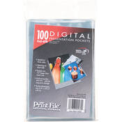 Polypropylene Presentation Pocket with 1 16  Lip   4 x 6    6mil Thick   100 Pack