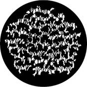 Standard Steel Gobo #7803   Foliage (Small)   Size E 37.5mm
