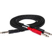 STP 204 Stereo 1 4  Male to 2 Mono 1 4  Male Y Cable (13.2 )