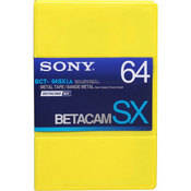 BCT 64SXLA 64 Minute Betacam SX Video Cassette, Large
