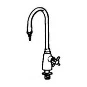 K100GN Single Deck Mount Goose Neck Faucet
