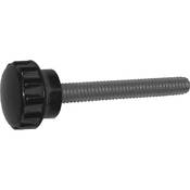 Round Fluted Knob   7 8  with 1 4 20 x 2  Screw