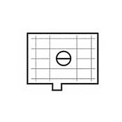 Intenscreen for Leica R4, R5, R6 & R7 Cameras   Matte with Grid & Horizontal Split Image