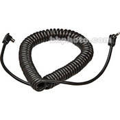 36 52 Sync Cord for the 20, 32, 34 CS2, 40, 50, 54 & 70 Series Flashes (PC Male to Metz Single Pin, aka Sub Miniphone)   Coiled 1 3  (20 80 cm)