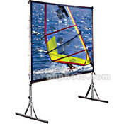 Cinefold Folding Portable Front Projection Screen with Heavy Duty Legs   68 x 92    120  Diagonal   Video Format (4:3 Aspect)   Matte White