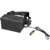 PRB 9XLRNC Starved Electrolyte (Lead Acid) Battery Belt (12v, 9 amp hours) Cigarette and 4 Pin XLR Connector, without Charger