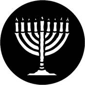 Standard Steel Gobo #78007E Menorah (E = Size 66mm)