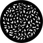 Standard Steel Gobo #7809   Sharp Breakup (Small)   Size B 86mm