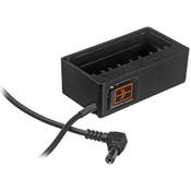 NP 1 Style Battery Adapter with Connection to Power Inputs on Shure FP32A   FP33