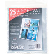 35 10P Archival Storage Page for Ten Prints (3.5 x 5 , 25 Pack)