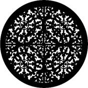 Standard Steel Gobo #7529   Tracery   Size B 86mm