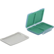 Hard Plastic Digital Media Storage Case   holds 8 SmartMedia Cards