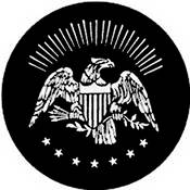 Standard Steel Gobo #7765   Eagle