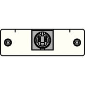 IPS V310S WHT S Video to 2 BNC Tails Insert Plate (White)
