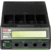 AR 124PD Battery Charger, Four Battery Positions, Multi Chemistry, Accepts NP 1 type x 4 and PP 90 x 4