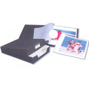 12 x 13  Digital Album Combination Pack   Matte Black Leather Cover   Archival Matte Coated 2 Sides