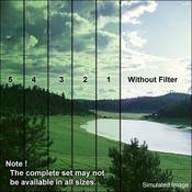 5x5  Green 3 Schott Desag B270 Crown Optical Glass Filter for Black & White Film