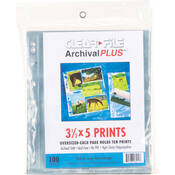 Archival Plus Print Page, Holds Ten 3.5 x 5  Prints   100 Pack