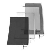 Open End Scrim   18x24    Black Triple Scrim