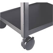Four 4  Twin Plastic Stem Casters   2 Locking