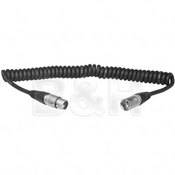 CC 4XLR 5 pin XLR Male to 4 pin XLR Female Coiled Power Cable   for 30 13 and PP SAD Powerstrap