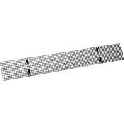 Eggcrate Louver for 4  Double Fixture   Black
