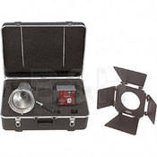 DigiMole 400W HMI Open Face 1 Light Starter Kit   consists of: DigiMole 400W Head, AC Ballast, Barndoors, Case   NO HMI Bulb   400 Total Watts (90 240V AC)