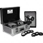 Arrilux 125 Pocket Par HMI AC DC Light Kit   consists of: Arrilux 125W Pocket Par, 125W AC Electronic Ballast, 125 200W DC Electronic Ballast, Chimera Video Pro Bank, Lenses, Barndoor Set, Grip, HMI Bulb, Case   125 Total Watts (90 255V AC 22 34V DC)