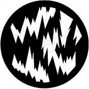 Standard Steel Gobo #7280   Jaws   Size A 100mm