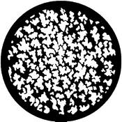 Standard Steel Gobo #7119   Leaf Breakup (Small)   Size A 100mm