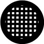 Standard Steel Gobo #7204   Basket Weave   Size B 86mm