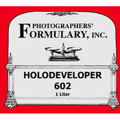 602 Holography Developer for Black & White Film   1 Liter