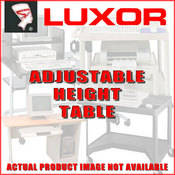 27 54  Adjustable Height Extra Wide LP Table (Black)