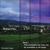 3 x 4  1 Twilight Graduated Filter (Vertical Orientation)