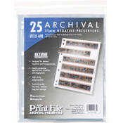 Archival Storage Page  Ultima  for Negatives, 35mm, 6 Strips of 5 Frames (Hanger or Binder)   25 Pack