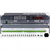 VS 848 8x8 Vertical Interval Matrix Switcher, Composite Video, Balanced Stereo Audio, RS 232, Rackmountable
