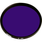 95C (Coarse Thread) Blue #47 Glass Filter for Black & White Film