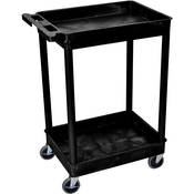 18x24  HD Utility Cart 2 Shelf (Black)