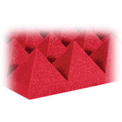 4  Studiofoam Pyramid 24 (Red)   24  x 48  x 4  Acoustic Absorption Diffusion Panel   6 Pieces
